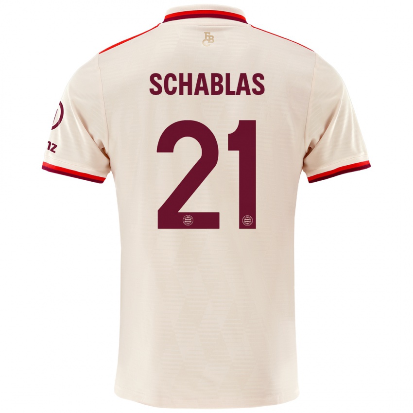 Mulher Camisola Matteo Schablas #21 Linho Terceiro 2024/25 Camisa Brasil