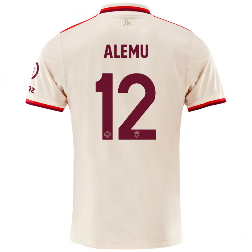 Mulher Camisola Liul Alemu #12 Linho Terceiro 2024/25 Camisa Brasil