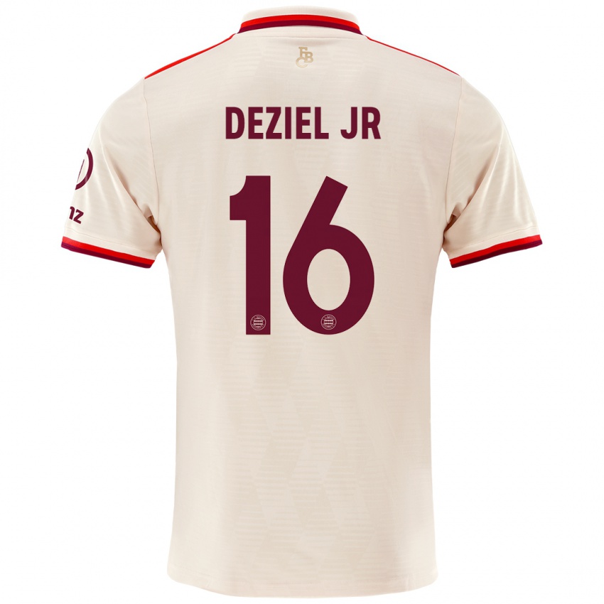 Mulher Camisola Robert Deziel Jr #16 Linho Terceiro 2024/25 Camisa Brasil