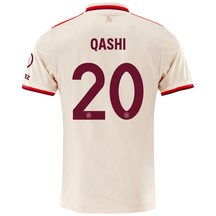 Mulher Camisola Yousef Qashi #20 Linho Terceiro 2024/25 Camisa Brasil