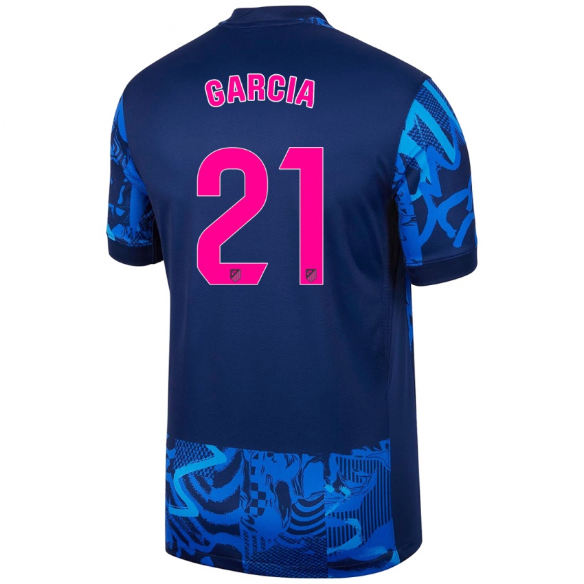 Mulher Camisola Sheila Garcia #21 Azul Real Terceiro 2024/25 Camisa Brasil