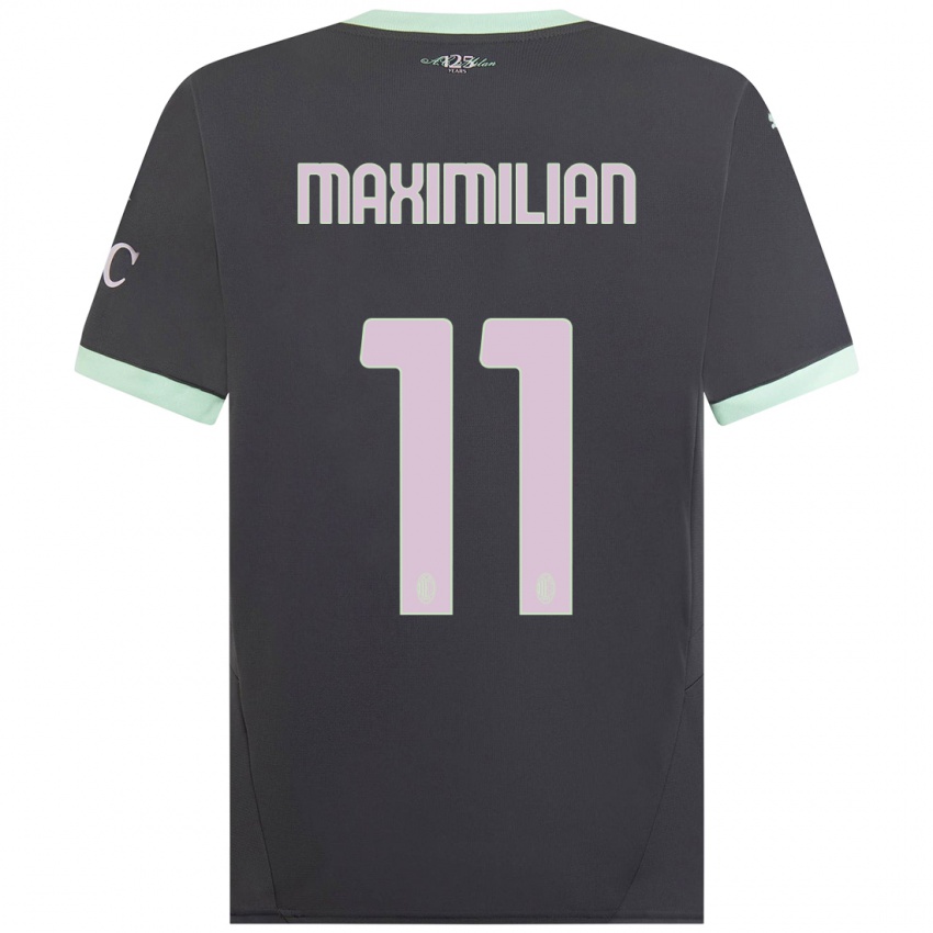 Mulher Camisola Maximilian Ibrahimović #11 Cinzento Terceiro 2024/25 Camisa Brasil