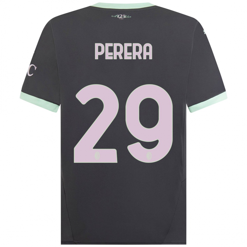 Mulher Camisola Nirash Perera #29 Cinzento Terceiro 2024/25 Camisa Brasil