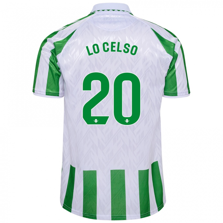 Criança Camisola Giovani Lo Celso #20 Azul Branco Principal 2024/25 Camisa Brasil