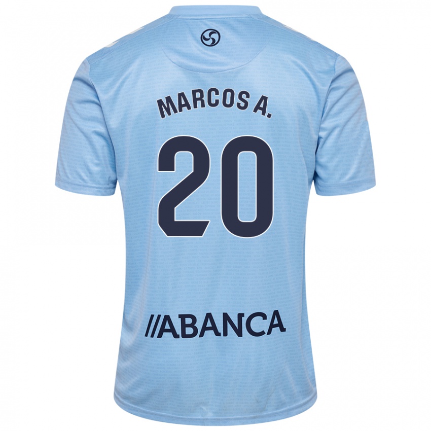 Criança Camisola Marcos Alonso #20 Azul Vermelho Principal 2024/25 Camisa Brasil