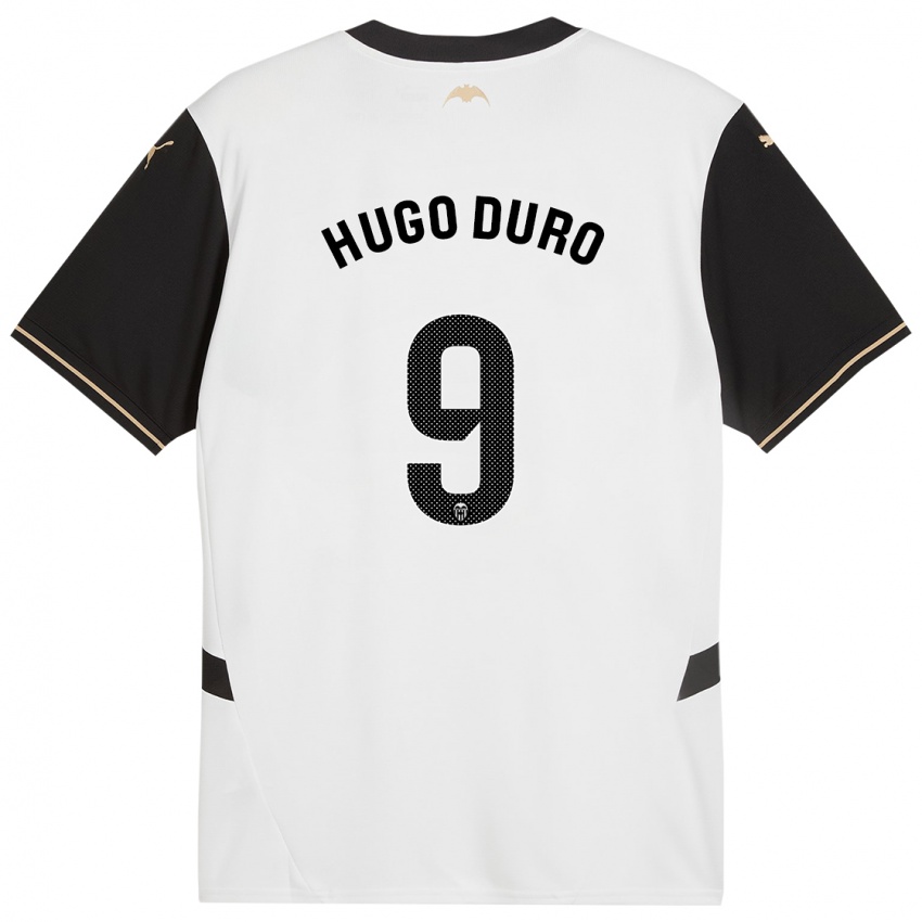 Criança Camisola Hugo Duro #9 Preto Branco Principal 2024/25 Camisa Brasil