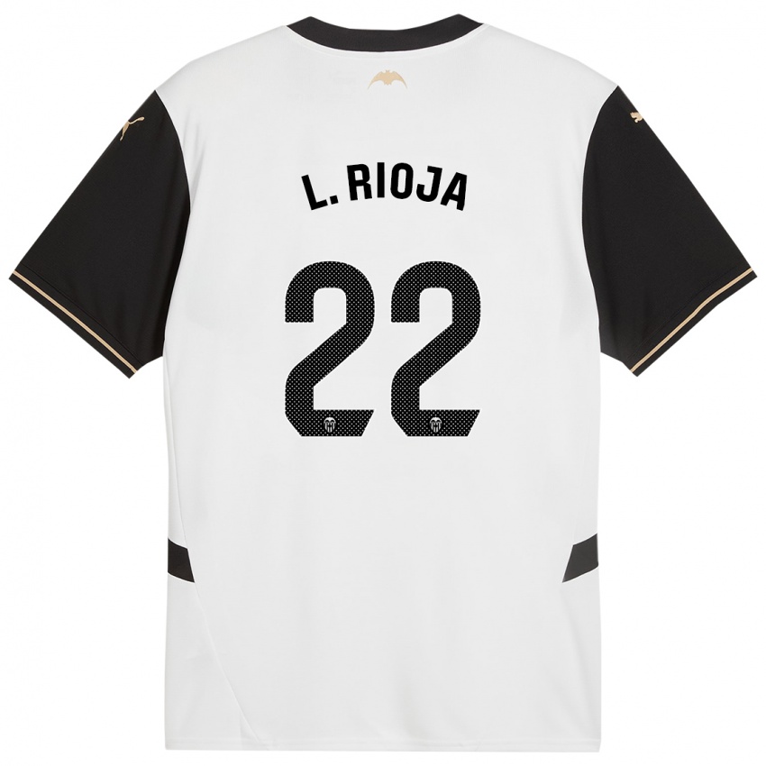 Criança Camisola Luis Rioja #22 Preto Branco Principal 2024/25 Camisa Brasil