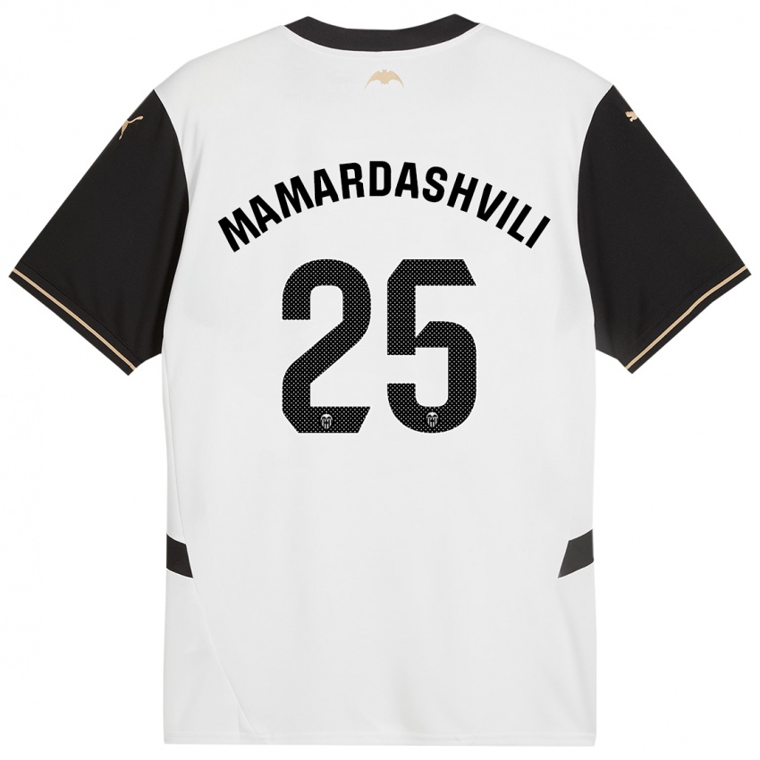 Criança Camisola Giorgi Mamardashvili #25 Preto Branco Principal 2024/25 Camisa Brasil