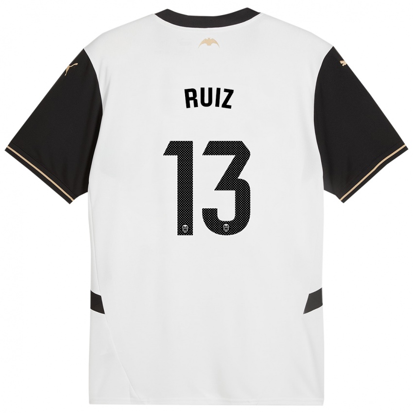 Criança Camisola Nil Ruiz #13 Preto Branco Principal 2024/25 Camisa Brasil