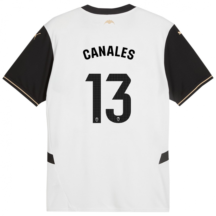 Criança Camisola Antonia Canales #13 Preto Branco Principal 2024/25 Camisa Brasil