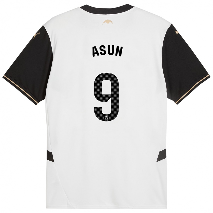 Criança Camisola Asun #9 Preto Branco Principal 2024/25 Camisa Brasil