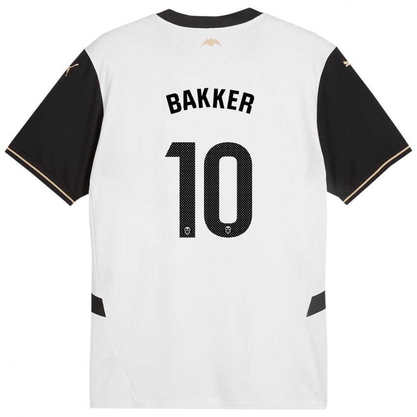 Criança Camisola Linda Bakker #10 Preto Branco Principal 2024/25 Camisa Brasil