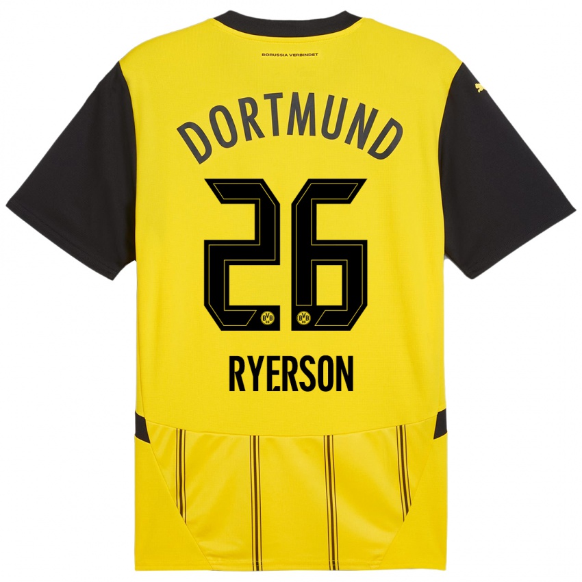 Criança Camisola Julian Ryerson #26 Preto Amarelo Principal 2024/25 Camisa Brasil