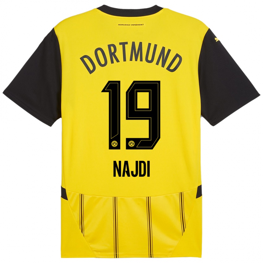 Criança Camisola Ahmad Najdi #19 Preto Amarelo Principal 2024/25 Camisa Brasil