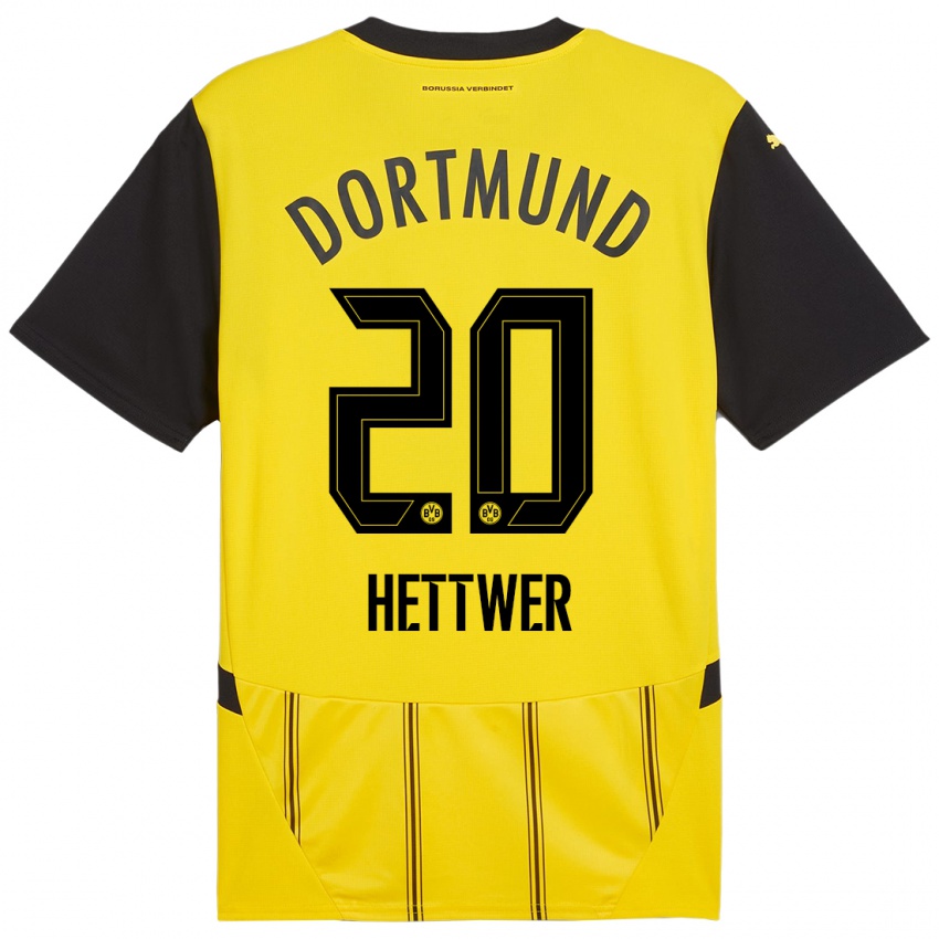 Criança Camisola Julian Hettwer #20 Preto Amarelo Principal 2024/25 Camisa Brasil