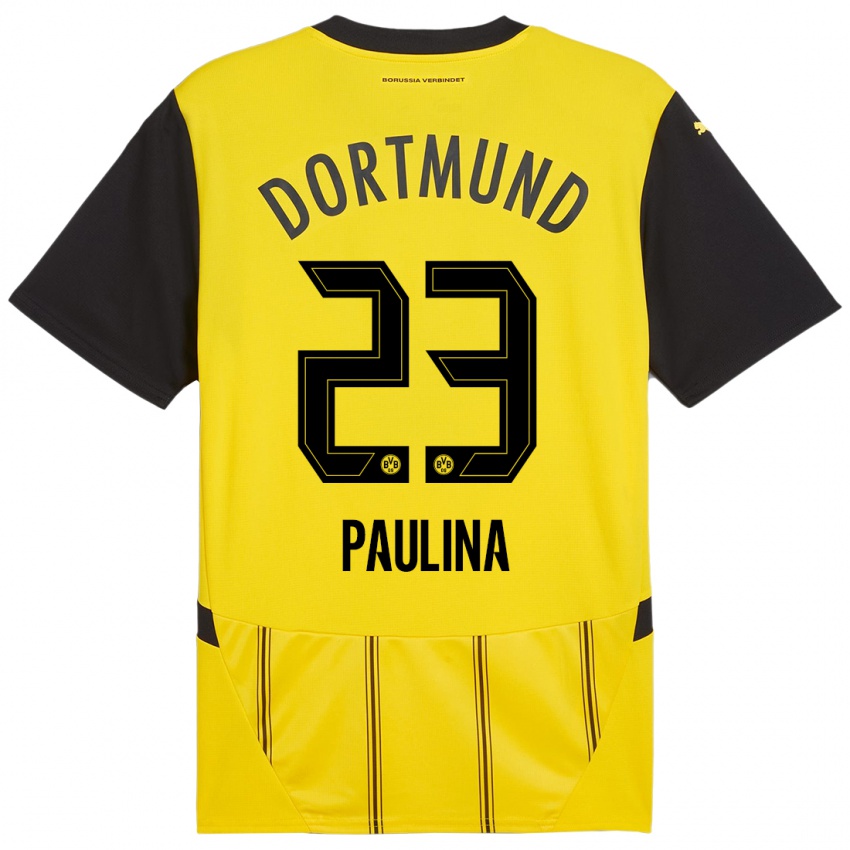 Criança Camisola Jordi Paulina #23 Preto Amarelo Principal 2024/25 Camisa Brasil