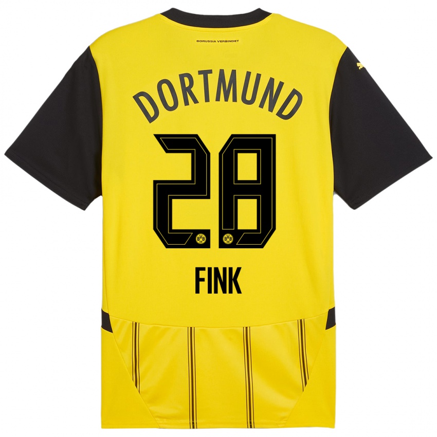 Criança Camisola Bradley Fink #28 Preto Amarelo Principal 2024/25 Camisa Brasil