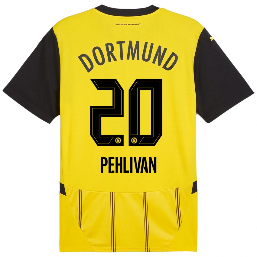 Criança Camisola Miran Pehlivan #20 Preto Amarelo Principal 2024/25 Camisa Brasil