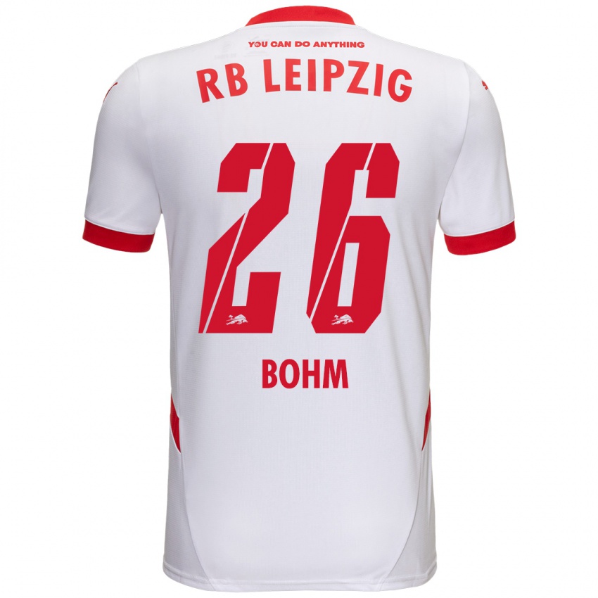 Criança Camisola Pepe Böhm #26 Vermelho Branco Principal 2024/25 Camisa Brasil