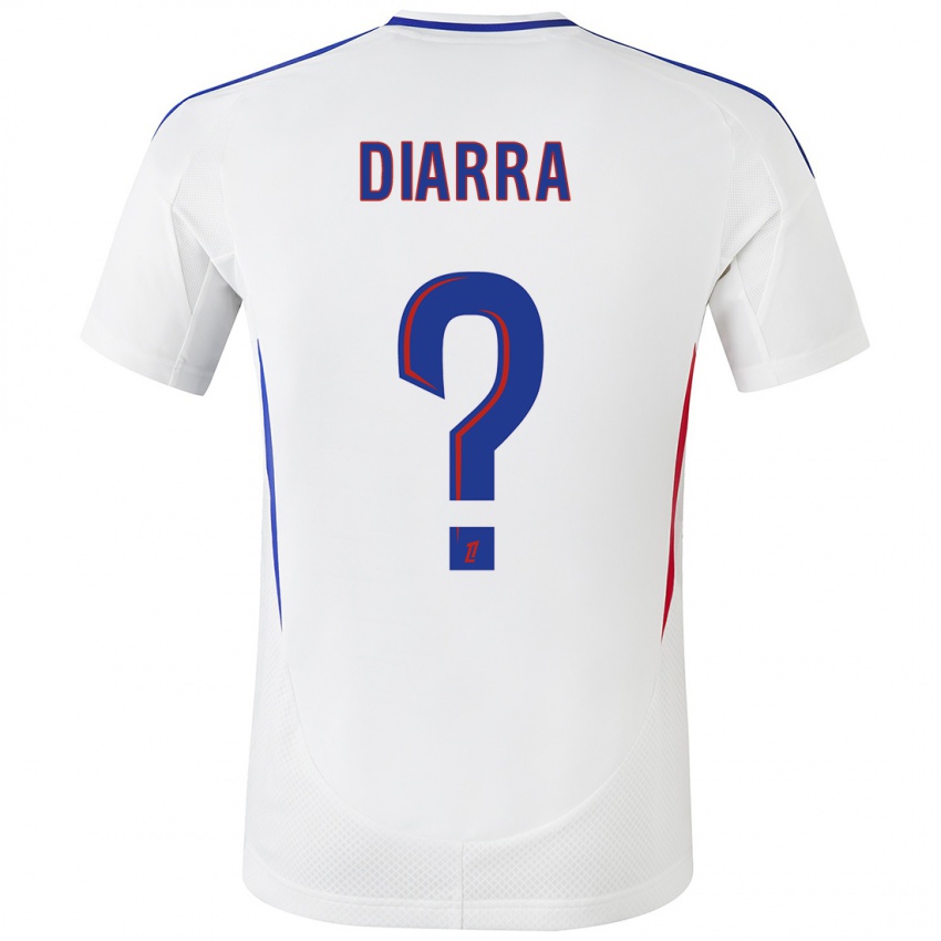 Criança Camisola Lassine Diarra #0 Azul Branco Principal 2024/25 Camisa Brasil