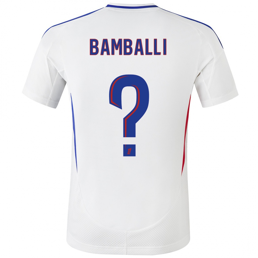 Criança Camisola Léo Bamballi #0 Azul Branco Principal 2024/25 Camisa Brasil