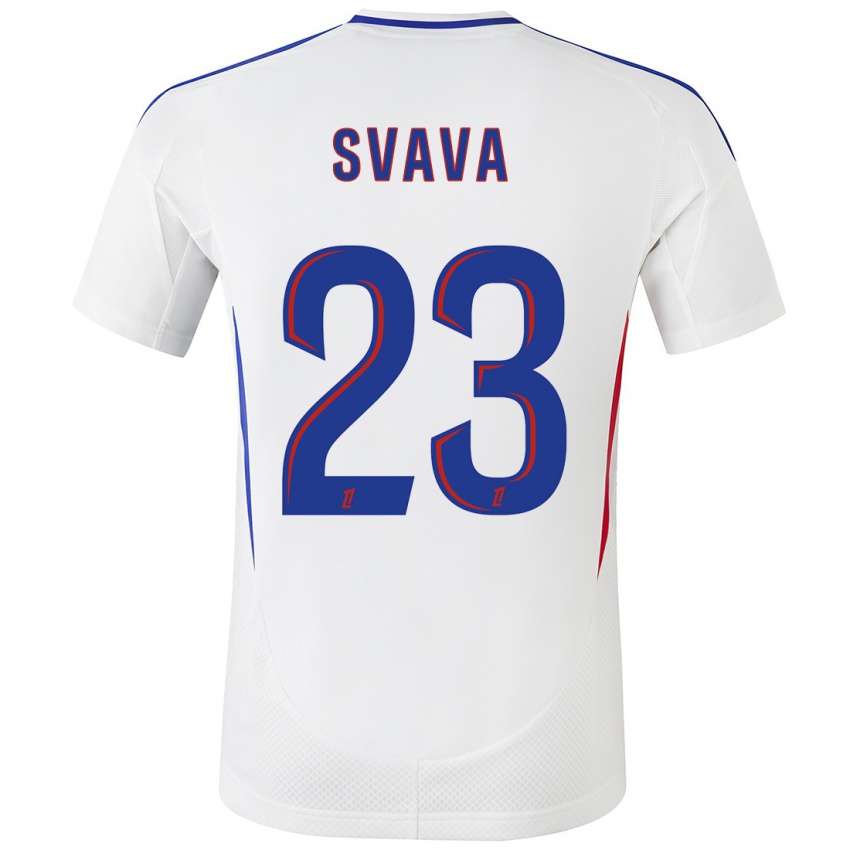 Criança Camisola Sofie Svava #23 Azul Branco Principal 2024/25 Camisa Brasil