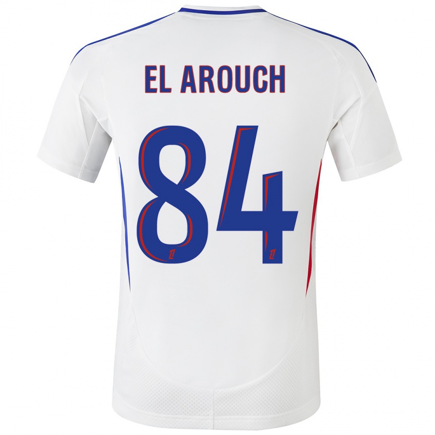 Criança Camisola Mohamed El Arouch #84 Azul Branco Principal 2024/25 Camisa Brasil