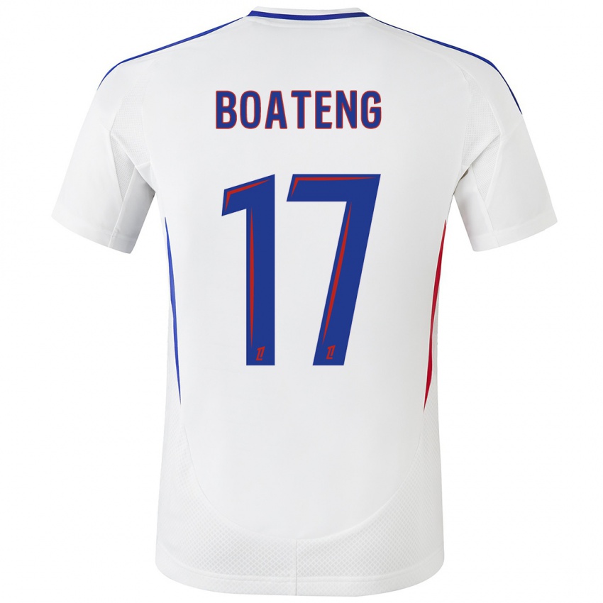 Criança Camisola Jerome Boateng #17 Azul Branco Principal 2024/25 Camisa Brasil