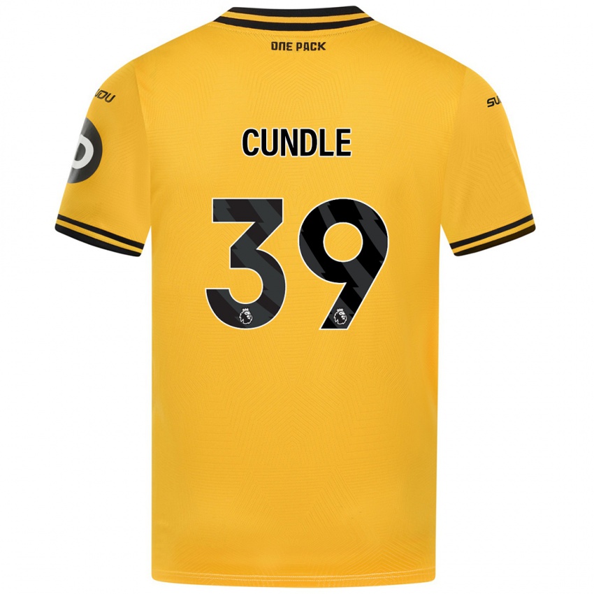 Criança Camisola Luke Cundle #39 Amarelo Principal 2024/25 Camisa Brasil