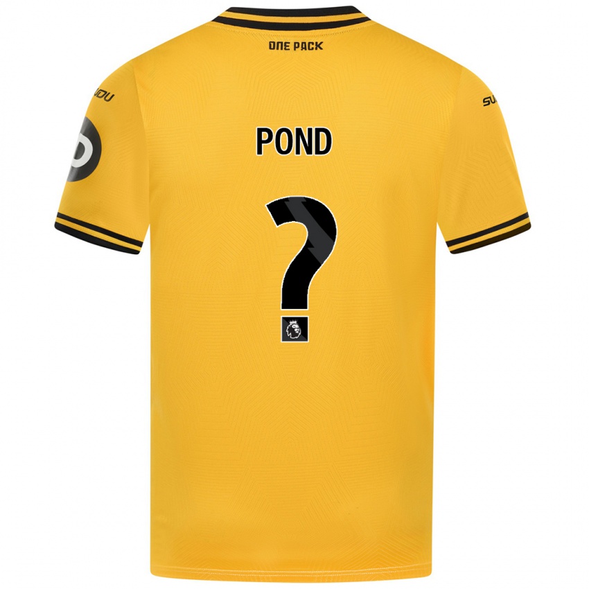 Criança Camisola Alfie Pond #0 Amarelo Principal 2024/25 Camisa Brasil