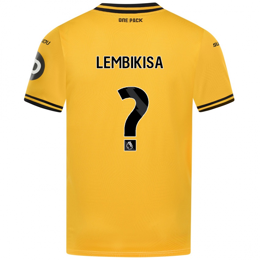 Criança Camisola Dexter Lembikisa #0 Amarelo Principal 2024/25 Camisa Brasil