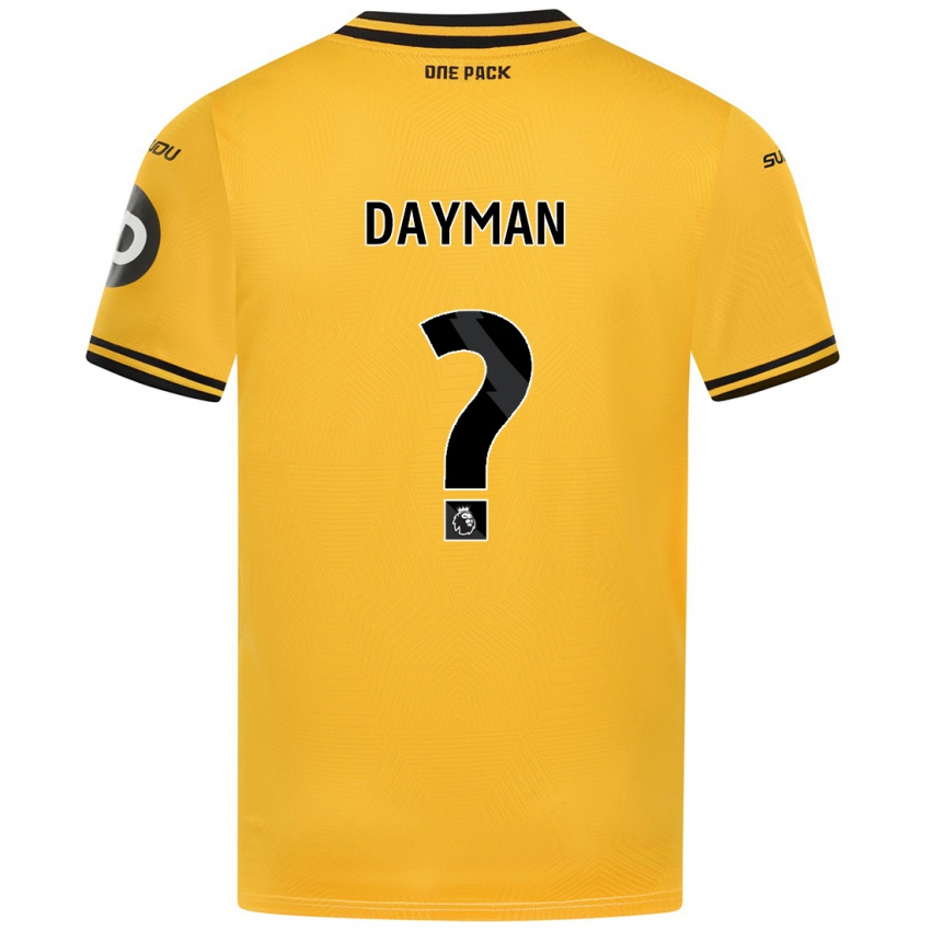 Criança Camisola Myles Dayman #0 Amarelo Principal 2024/25 Camisa Brasil