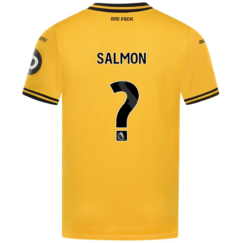 Criança Camisola Fabian Salmon #0 Amarelo Principal 2024/25 Camisa Brasil