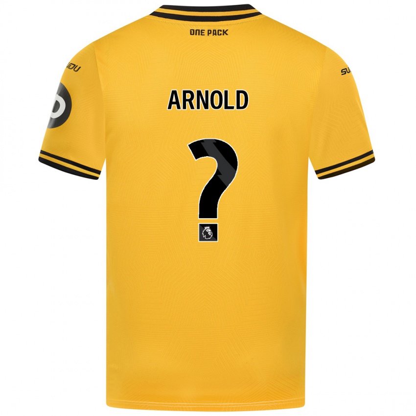 Criança Camisola Alfie Arnold #0 Amarelo Principal 2024/25 Camisa Brasil