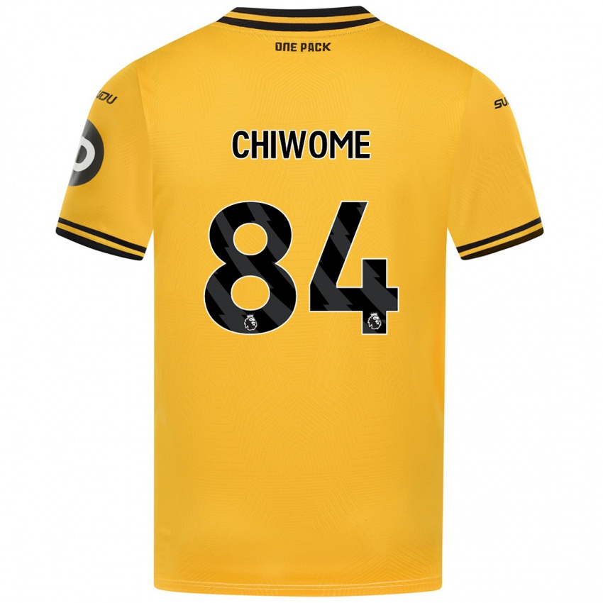 Criança Camisola Leon Chiwome #84 Amarelo Principal 2024/25 Camisa Brasil