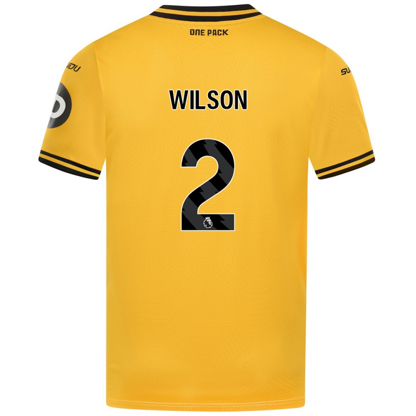 Criança Camisola Ellie Wilson #2 Amarelo Principal 2024/25 Camisa Brasil