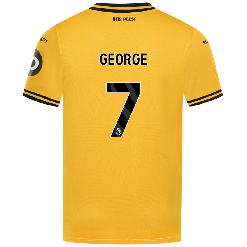 Criança Camisola Tammi George #7 Amarelo Principal 2024/25 Camisa Brasil