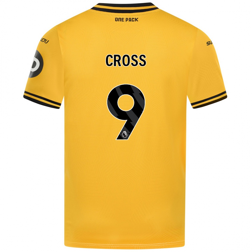 Criança Camisola Jade Cross #9 Amarelo Principal 2024/25 Camisa Brasil