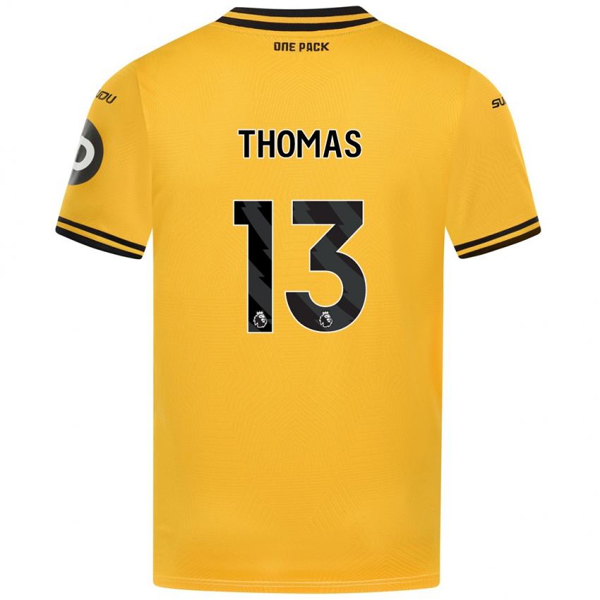 Criança Camisola Bec Thomas #13 Amarelo Principal 2024/25 Camisa Brasil