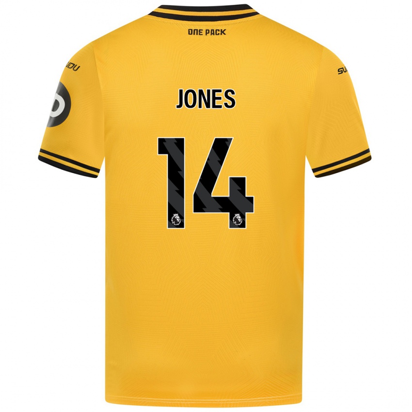 Criança Camisola Meesha Dudley-Jones #14 Amarelo Principal 2024/25 Camisa Brasil