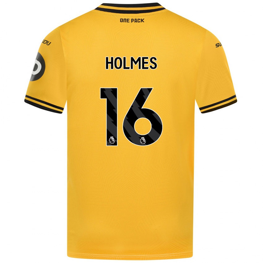 Criança Camisola Summer Holmes #16 Amarelo Principal 2024/25 Camisa Brasil