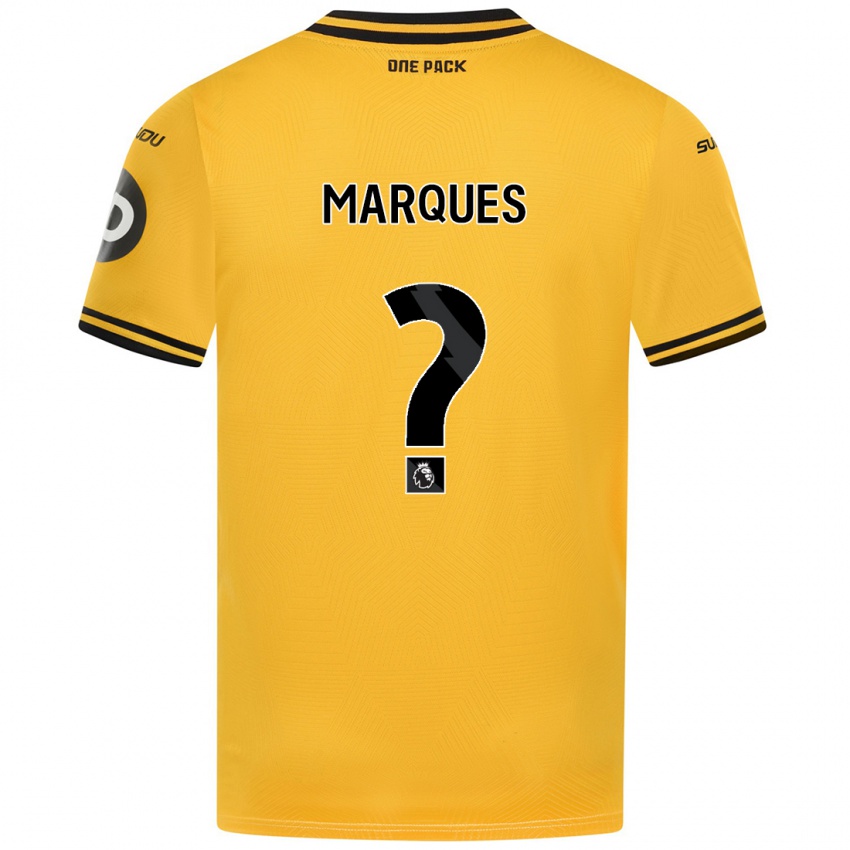 Criança Camisola Christian Marques #0 Amarelo Principal 2024/25 Camisa Brasil