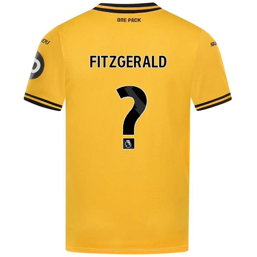 Criança Camisola Kyle Fitzgerald #0 Amarelo Principal 2024/25 Camisa Brasil