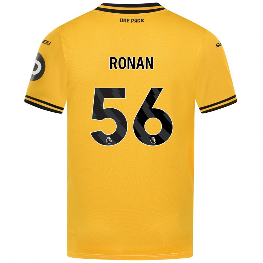 Criança Camisola Connor Ronan #56 Amarelo Principal 2024/25 Camisa Brasil