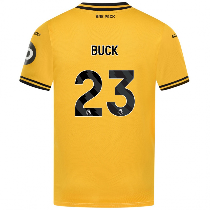 Criança Camisola Alex Buck #23 Amarelo Principal 2024/25 Camisa Brasil