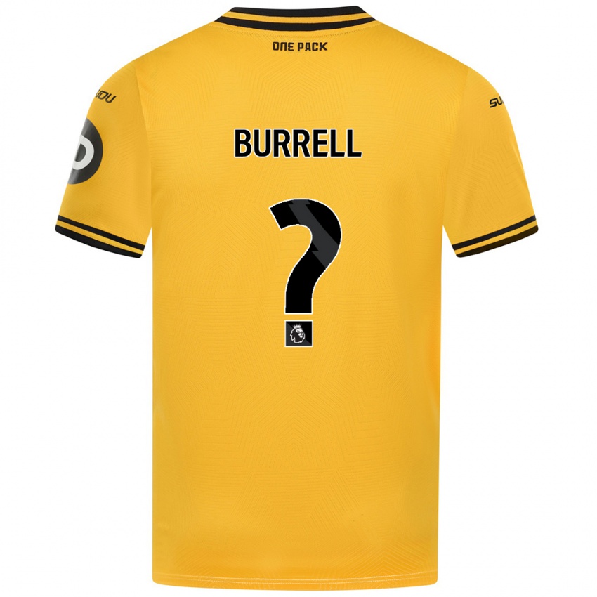 Criança Camisola Ackeme Francis-Burrell #0 Amarelo Principal 2024/25 Camisa Brasil