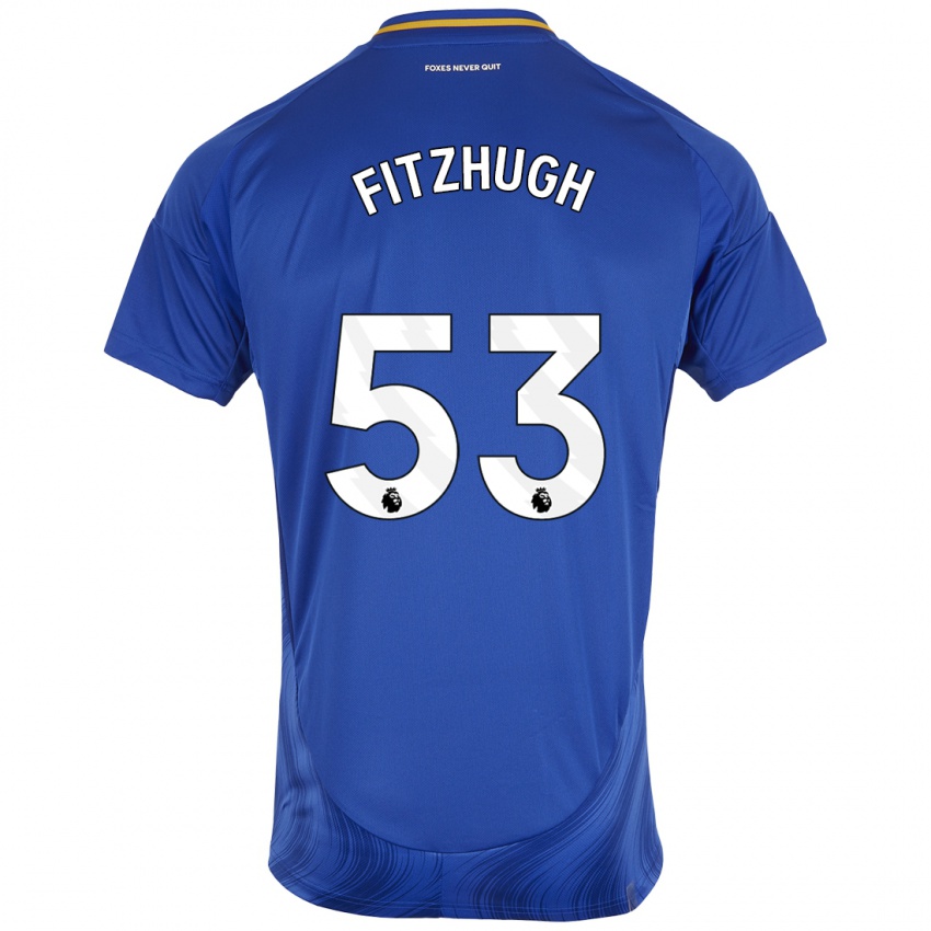 Criança Camisola Ethan Fitzhugh #53 Azul Branco Principal 2024/25 Camisa Brasil