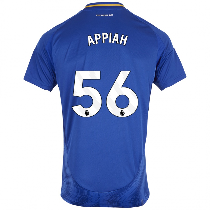 Criança Camisola Paul Appiah #56 Azul Branco Principal 2024/25 Camisa Brasil