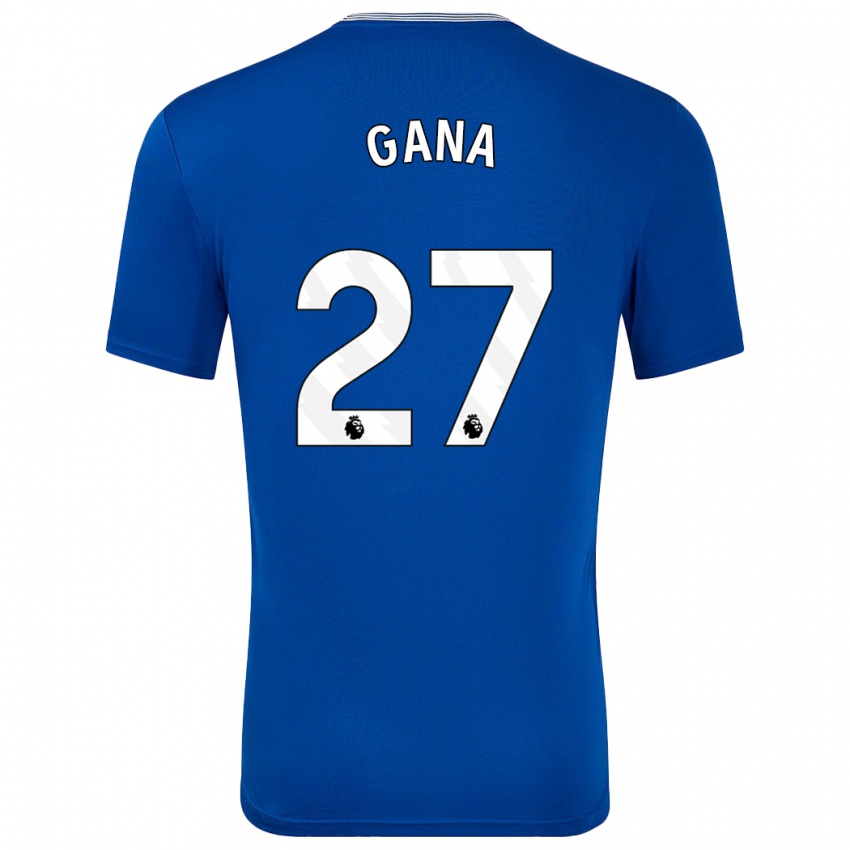 Criança Camisola Idrissa Gueye #27 Azul Com Principal 2024/25 Camisa Brasil