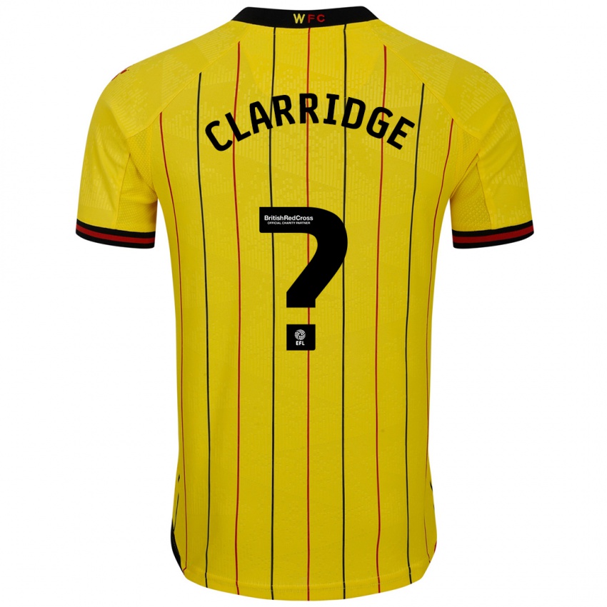 Criança Camisola James Clarridge #0 Preto Amarelo Principal 2024/25 Camisa Brasil